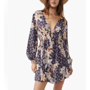 Free People Women's‎ Soli Mini Boho Flowy Dress Size XS NWT